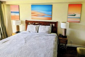 King Bed with Novaform top rated mattress.