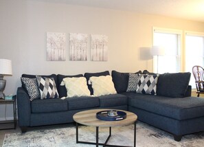 Comfortable Couch with Chaise