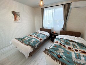 ・[B Building Bedroom/`Twin] Have a good night's sleep on the fluffy futon