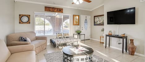 Peoria Vacation Rental | 3BR | 2BA | 1 Step to Enter | 1,648 Sq Ft