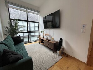 Living room with tv