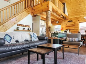 The open concept main floor is perfect for entertaining