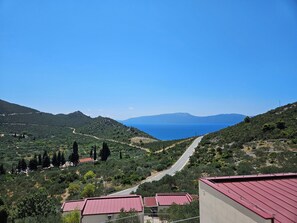 Vista a la playa o el mar