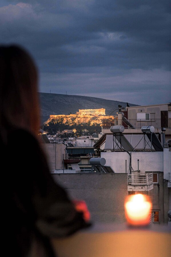 View of the Acropolis from the property