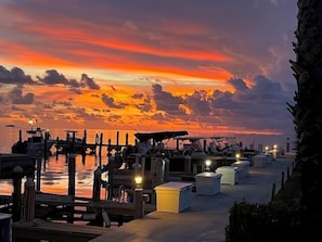 Sunset view from Dock