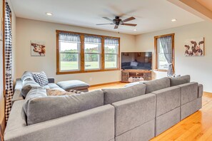Living Room | Main Level | Multi-Level Home | Central A/C & Heating