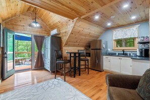 Eagles Nest view into the kitchen area
