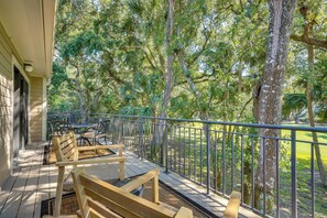 Furnished Balcony | Golf Course Views