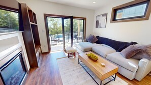 Door, Furniture, Indoors, Living Room, Room