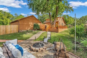 Fire Pit and Deck