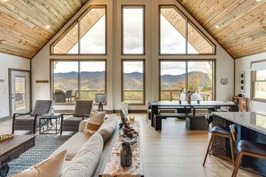 Living Room | Smart TV | Fireplace | Board Games | 1st Floor