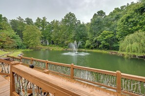 Shared Pond | Mountain Views | Private Fire Pit