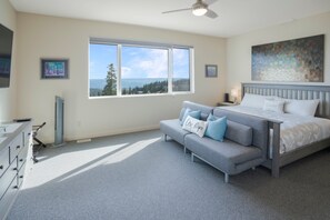 With beautiful views of SilverStar's village through the windows.
