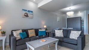 Double sofas in the living room.