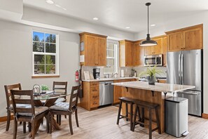 Kitchen and dining area main level