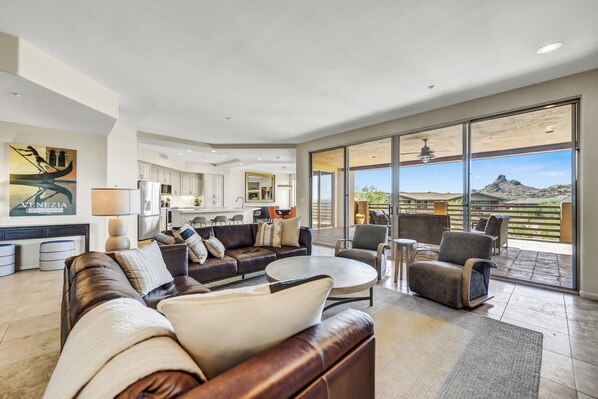 Stunning Pinnacle Peak views from newly remodeled main living area