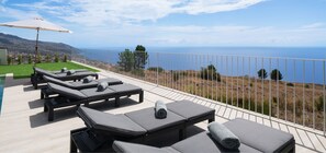 Imagine Relaxing On These Sunbeds And Enjoying This Amazing View Of The Countryside And Sea In Villa Adagio By Ourmadeira