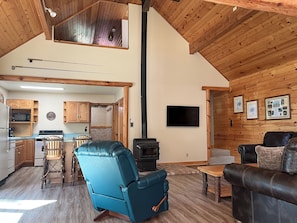 Spacious great room with open layout