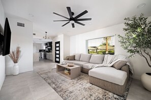 Main Living Area, Fireplace, TV