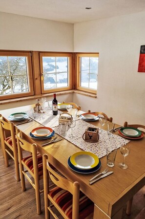 Furniture, Table, Chair, Dining Room, Interior Design, Flooring, Wood, Kitchen & Dining Room Table, Floor, Tableware