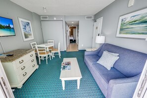 Large Living Area with Views of the Ocean, Beautifully Decorated