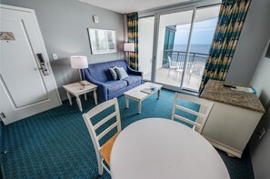 Large Living Area with Views of the Ocean, Beautifully Decorated