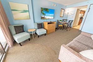 Large Living Area with Views of the Ocean, Beautifully Decorated