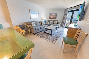 Large Living Area with Views of the Ocean, Beautifully Decorated