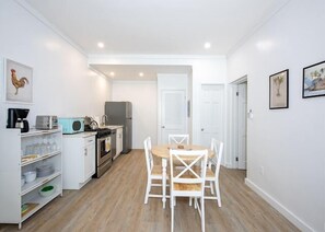 Dining Area and Kitchen.