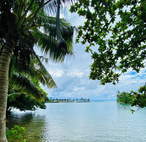 Taumeasina Lagoon 100m walk