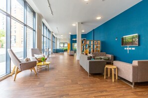 Sittområde i lobbyn