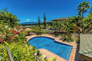 One of 4 heated pools for guest use