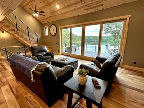 Lakefront living indoors