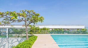 Rooftop pool