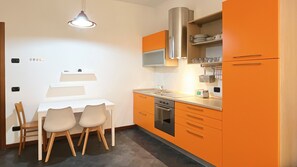 Modern and bright equipped kitchen