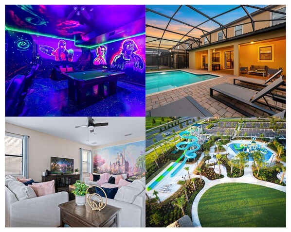 Luxurious home in Champions Gate with something to do for everyone in your family.