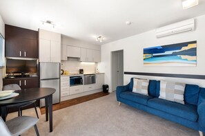 Living and kitchen