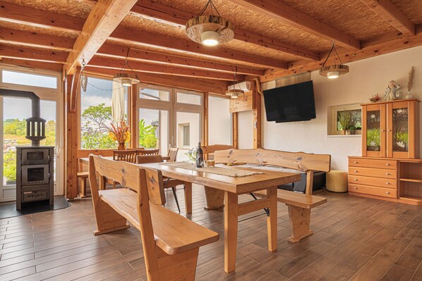 Living and dining room