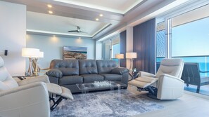Relax! Enjoy two recliners in the living room.