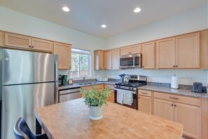 Kitchen | 2-Story Home | Central A/C & Heating