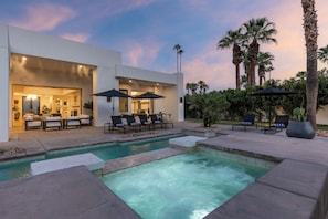 Soak in the spa