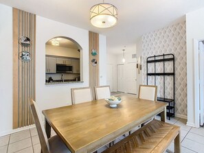 Dine with your family in our Dining Area