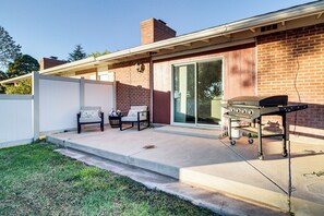 Patio | Blackstone Grill | Fenced Yard