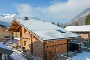 Exterior and private chalet parking