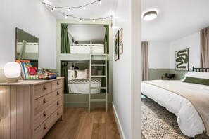 The Cutest Bunk Nook with Full-Size Beds for the Kids (or You!)