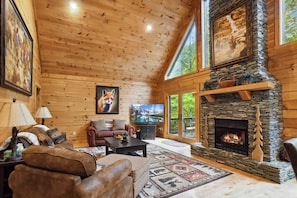 A Beautiful Cabin Nestled in the Mountains