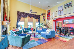 Living Room | 2-Story House | Self Check-In