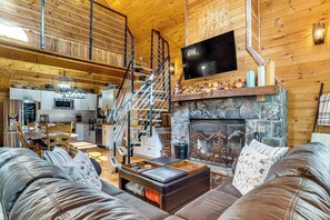 Living Room | 1st Floor | 2-Story Home | Central A/C & Heating