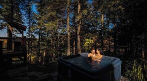 [Hot tub] Come and bathe in the heart of nature