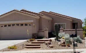 Parking in driveway 